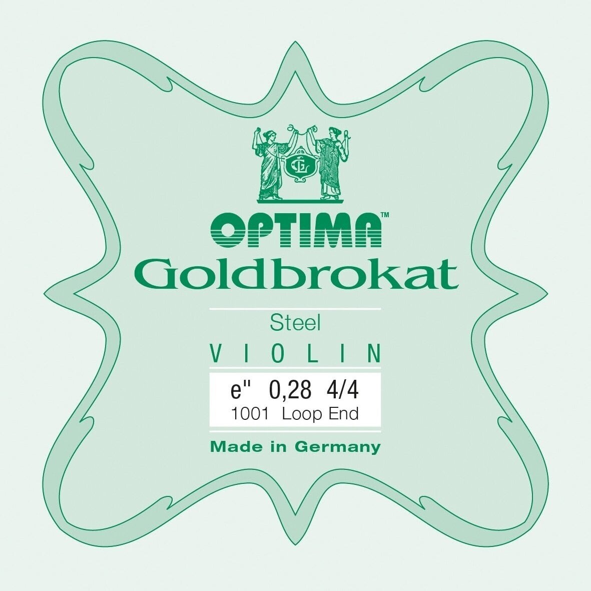 Saiten für Streichinstrumente Optima Goldbrokat E 4/4 Extra Strong Loop End Saiten für Streichinstrumente