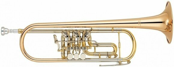 Trumpet with rotary valves Yamaha YTR 436 G Trumpet with rotary valves - 1