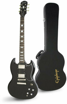 Elektromos gitár Epiphone G400PRO-EB SET Ebony - 1