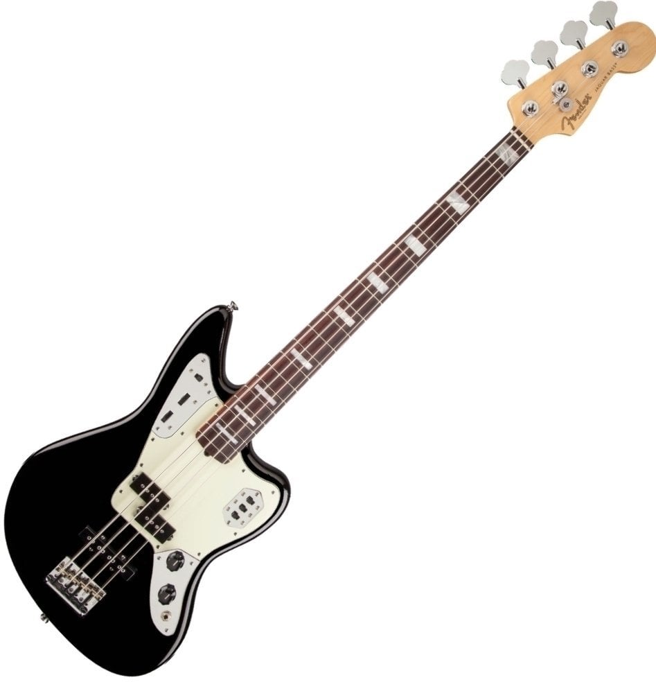4-string Bassguitar Fender American Standard Jaguar Bass Black