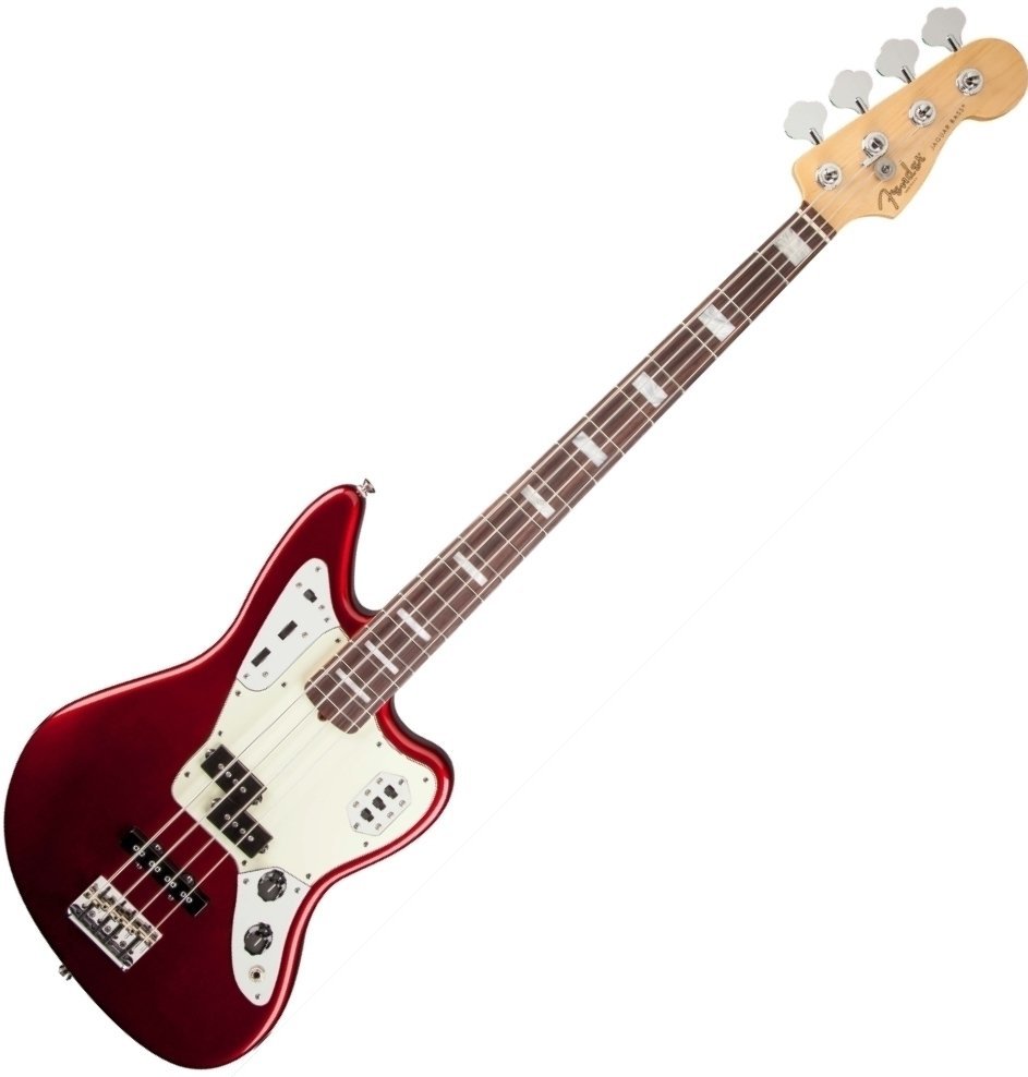 Elektrische basgitaar Fender American Standard Jaguar Bass Mystic Red