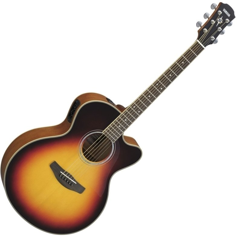 Guitare Jumbo acoustique-électrique Yamaha CPX 500III VS