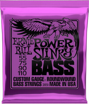 Struny do gitary basowej Ernie Ball 2831 Power Slinky - 1