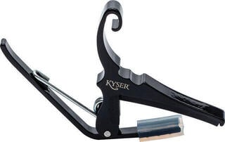 Capodastre pour guitare accoustique Kyser KG6BA Quick-Change Black Capodastre pour guitare accoustique