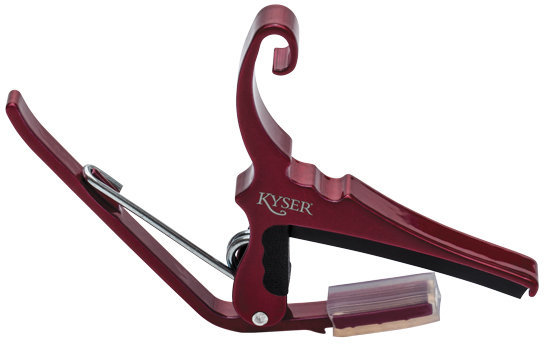 Kapodastr pro kytaru s kovovými strunami Kyser KG6RA Quick-Change Ruby Red