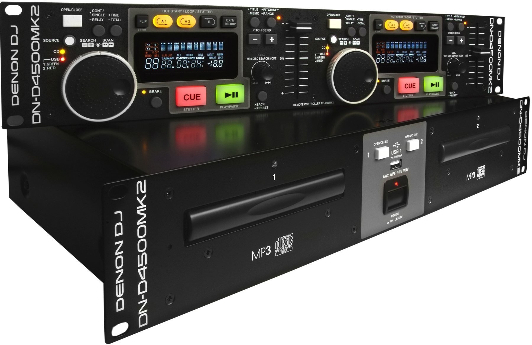 Rack DJ-Player Denon DN-D4500 MKII