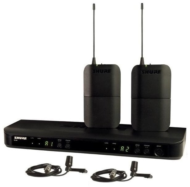 Set Microfoni Wireless Lavalier Shure BLX188E/CVL K3E: 606-630 MHz