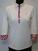 Camisa pólo Brax Skara 3/4 Sleeve Womend Polo Shirt White M