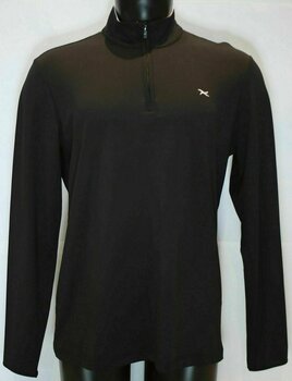 Poloshirt Brax Tore Long Sleeve Mens Polo Shirt Black M - 1