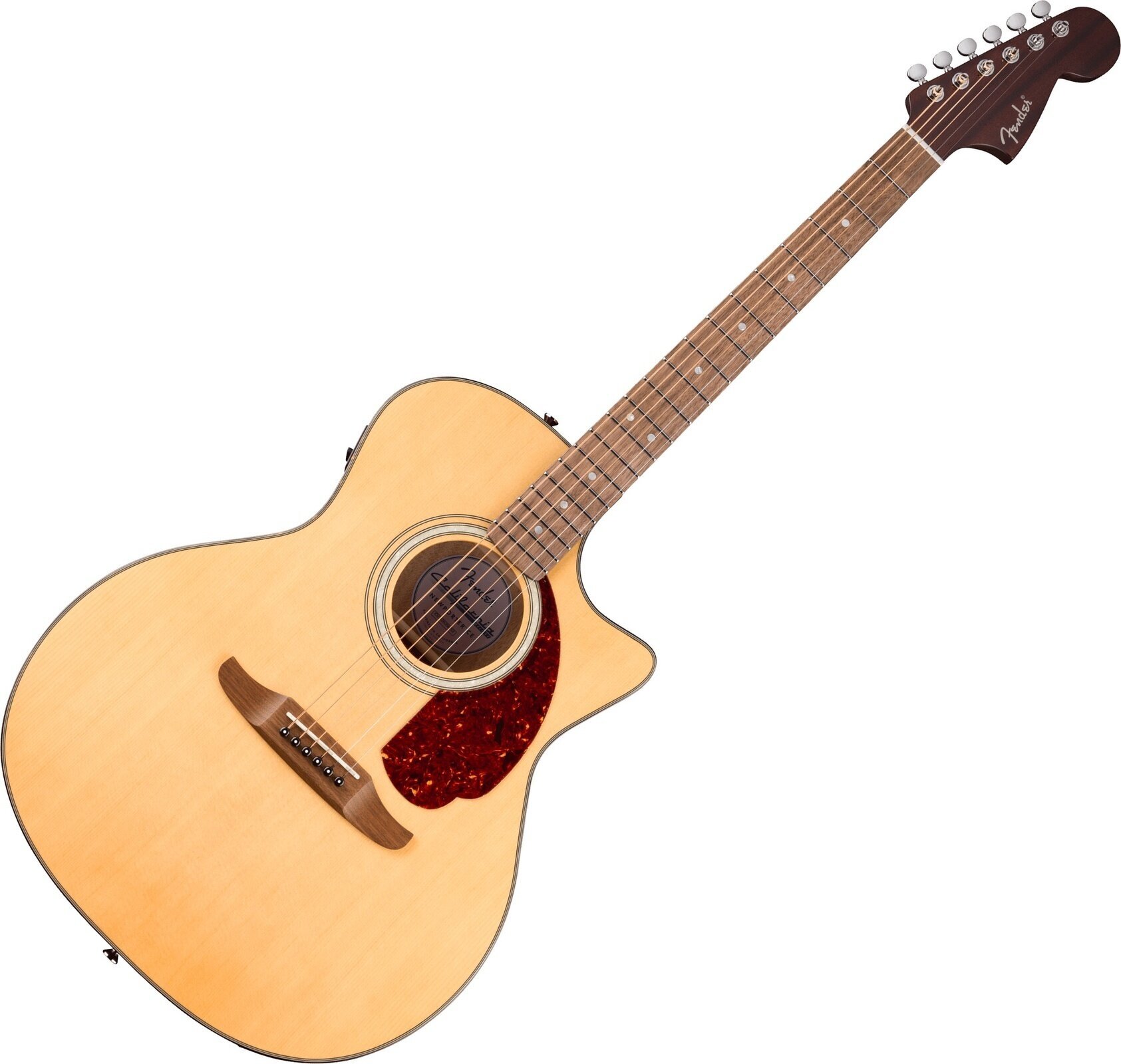 Dreadnought Ηλεκτροακουστική Κιθάρα Fender California Deluxe Newporter CE WN Natural Dreadnought Ηλεκτροακουστική Κιθάρα