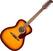 12-strenget akustisk-elektrisk guitar Fender California Deluxe Villager E WN Honey Sunburst 12-strenget akustisk-elektrisk guitar