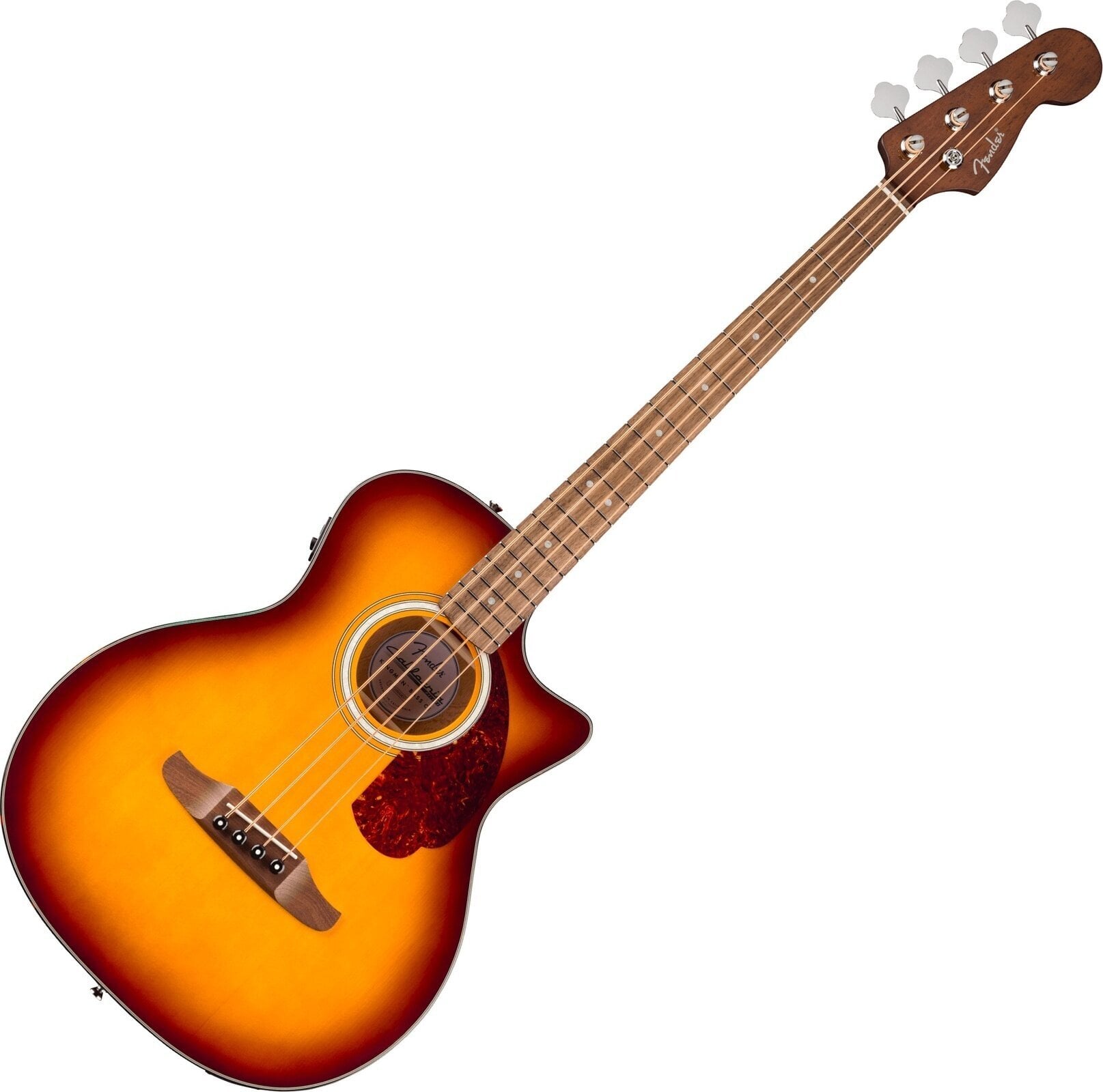 Akustiskā basģitāra Fender California Deluxe Kingman Bass CE WN Honey Sunburst Akustiskā basģitāra