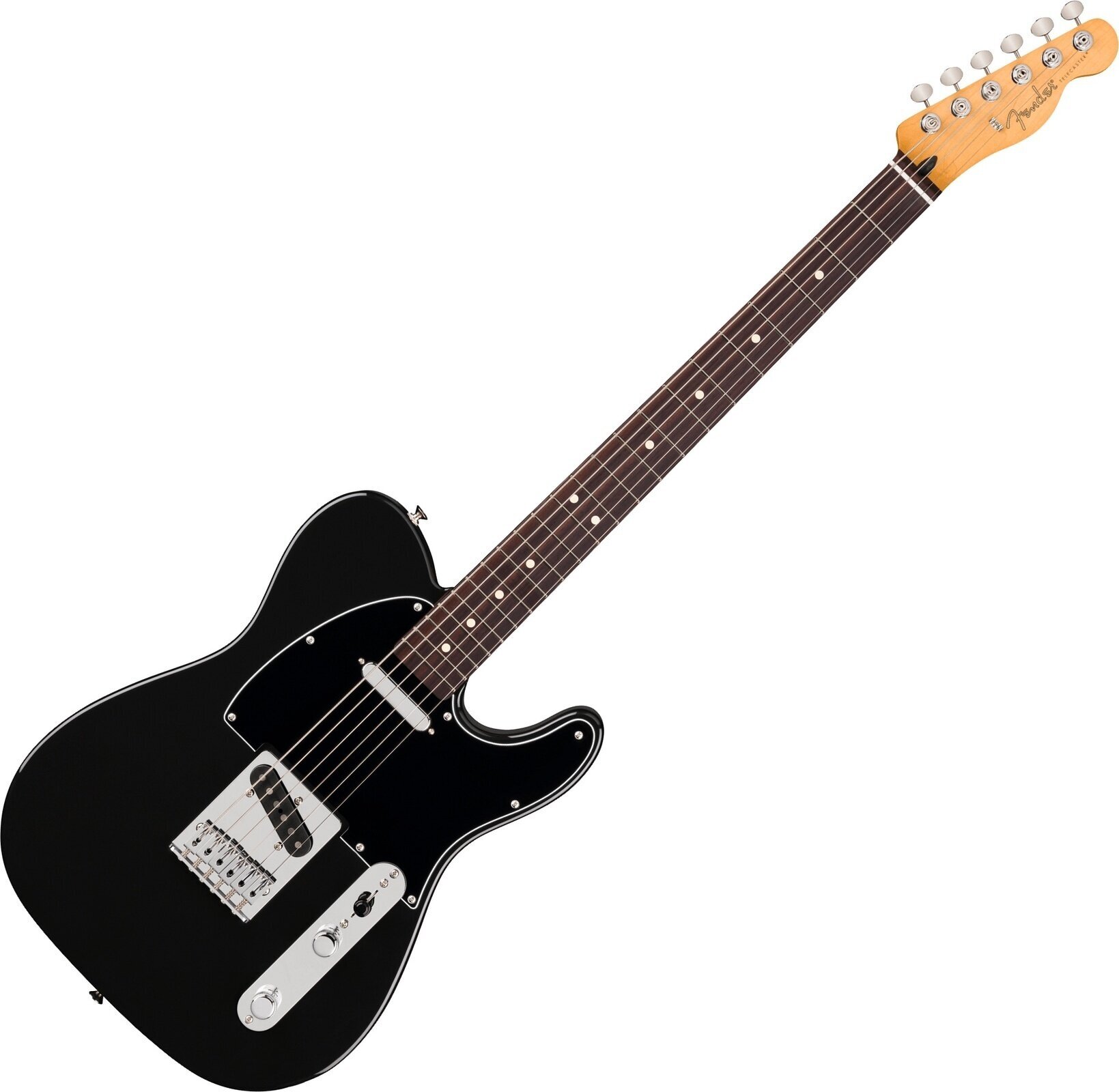 Elektrikitarr Fender 75th Anniversary Player II Baritone Telecaster RW Black Elektrikitarr