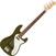 4-string Bassguitar Fender Squier Paranormal Precision Bass Thinline SJ LRL Olive 4-string Bassguitar