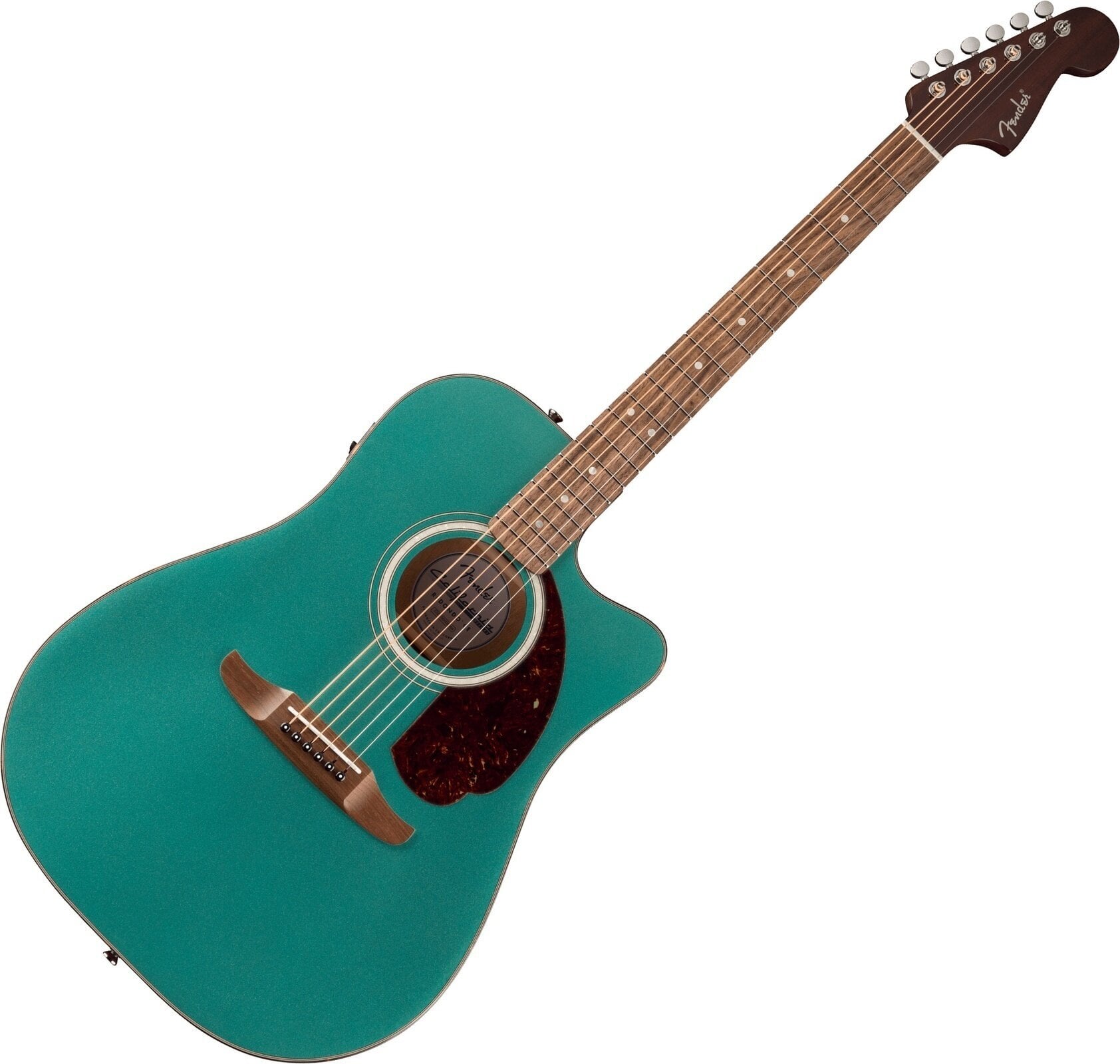 Elektroakustická kytara Dreadnought Fender California Deluxe Redondo CE WN Elektroakustická kytara Dreadnought