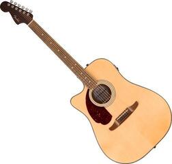 Elektro-akustična dreadnought Fender California Deluxe Redondo CE LH WN Natural Elektro-akustična dreadnought