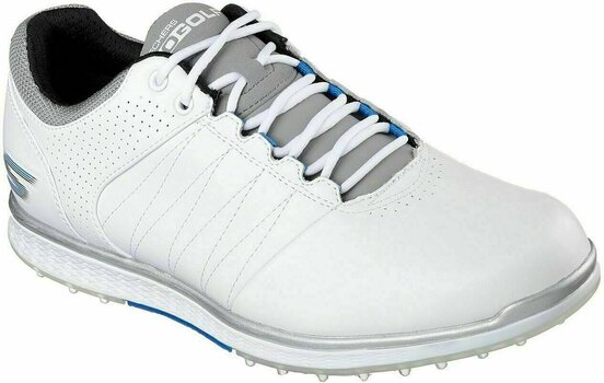 Мъжки голф обувки Skechers GO GOLF Elite 2 Mens Golf Shoes White/Grey/Blue 44,5 - 1