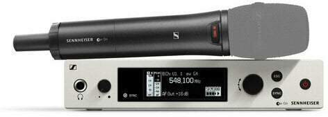 Conjunto de microfone de mão sem fios Sennheiser ew 300 G4-BASE SKM-S AW+: 470-558 MHz - 1
