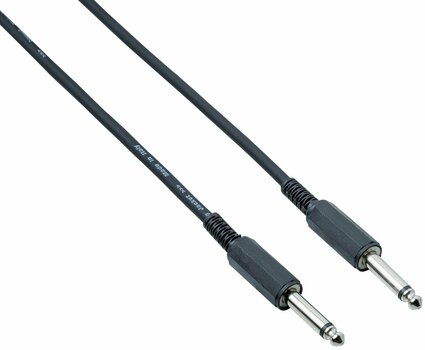 Инструментален кабел Bespeco CL500D Черeн 5 m Директен - Директен - 1