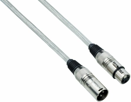 Microphone Cable Bespeco LZMB450 White 4,5 m - 1