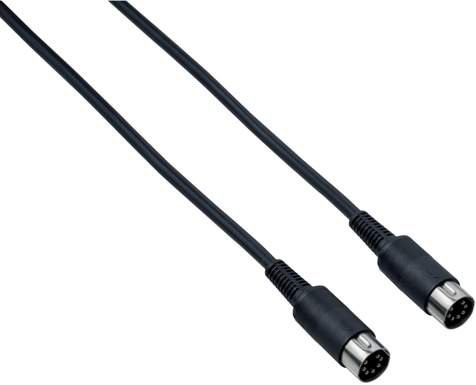 MIDI-kabel Bespeco CM100P7 Svart 100 cm