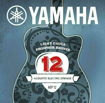 Struny pro akustickou kytaru Yamaha AEP12 - 1