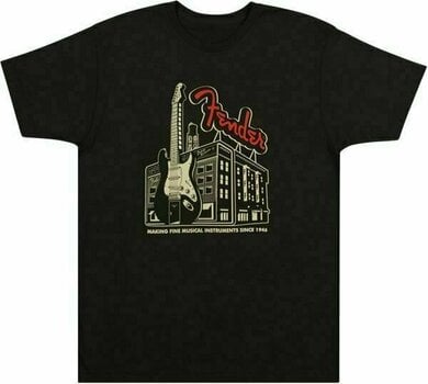 Tričko Fender Amp Building T-Shirt Coal L - 1