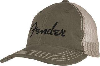 Fender Embroidered Logo Soft Mesh Snapback Sand