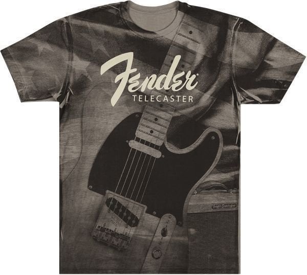 Shirt Fender Tele Belt Print T-Shirt L
