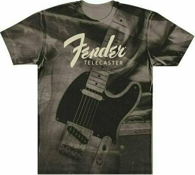 Ing Fender Tele Belt Print T-Shirt L - 1