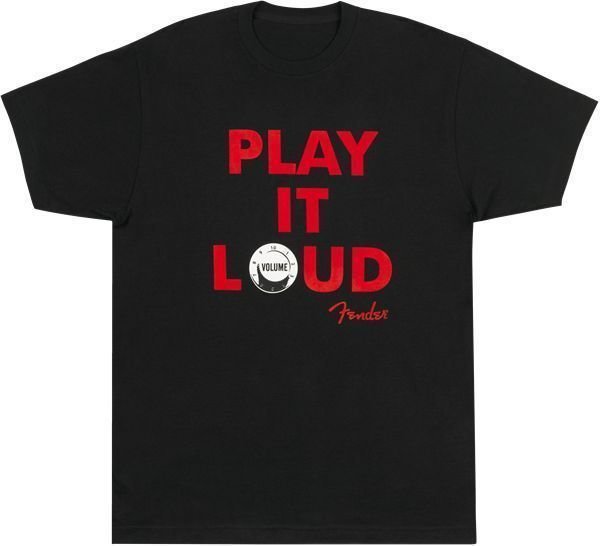 T-Shirt Fender T-Shirt Play It Loud Schwarz L