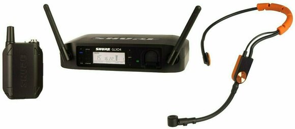 Draadloos Headset-systeem Shure GLXD14E/SM31 Z2: 2404-2478 MHz - 1