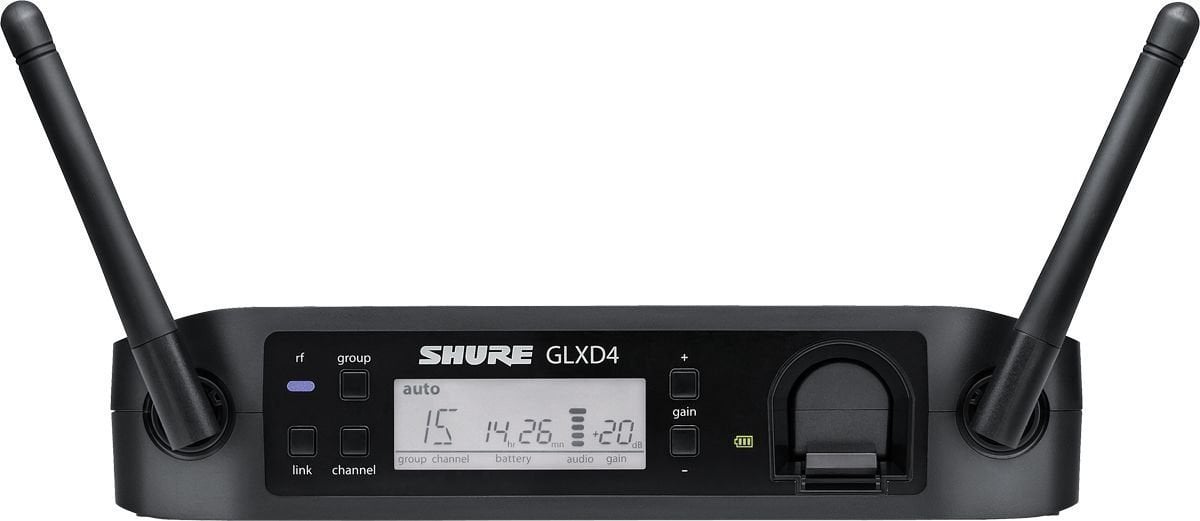 Přijímač Shure GLXD4E Přijímač Z2: 2404-2478 MHz