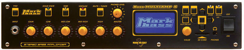 Amplificador solid-state de baixo Markbass Bass Multiamp Stereo