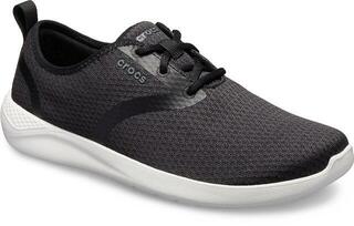 Crocs Men's Lite Ride Mesh Lace Black/White 9 Crocs Men's Lite Ride Mesh Lace Black/White 9