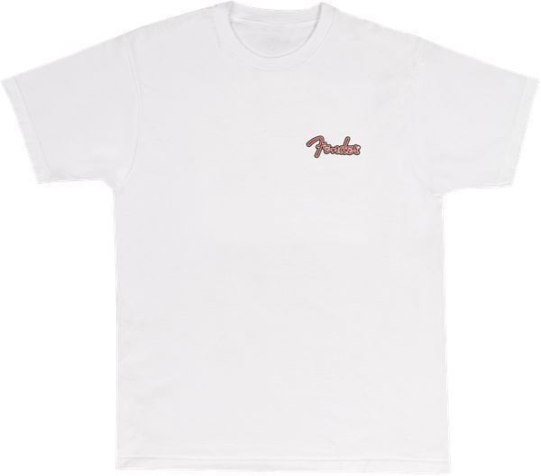 T-shirt Fender T-shirt Spaghetti Logo Branco M