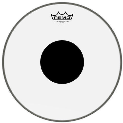 Kожа за барабан Remo CS-0313-10 Controlled Sound Clear Black Dot 13" Kожа за барабан