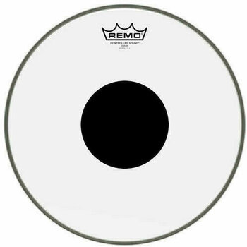 Parche de tambor Remo CS-0313-10 Controlled Sound Clear Black Dot 13" Parche de tambor - 1