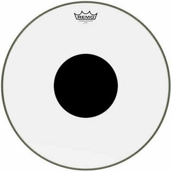 Drum Head Remo CS-1320-10 Controlled Sound Clear Black Dot Bass 20" Drum Head - 1