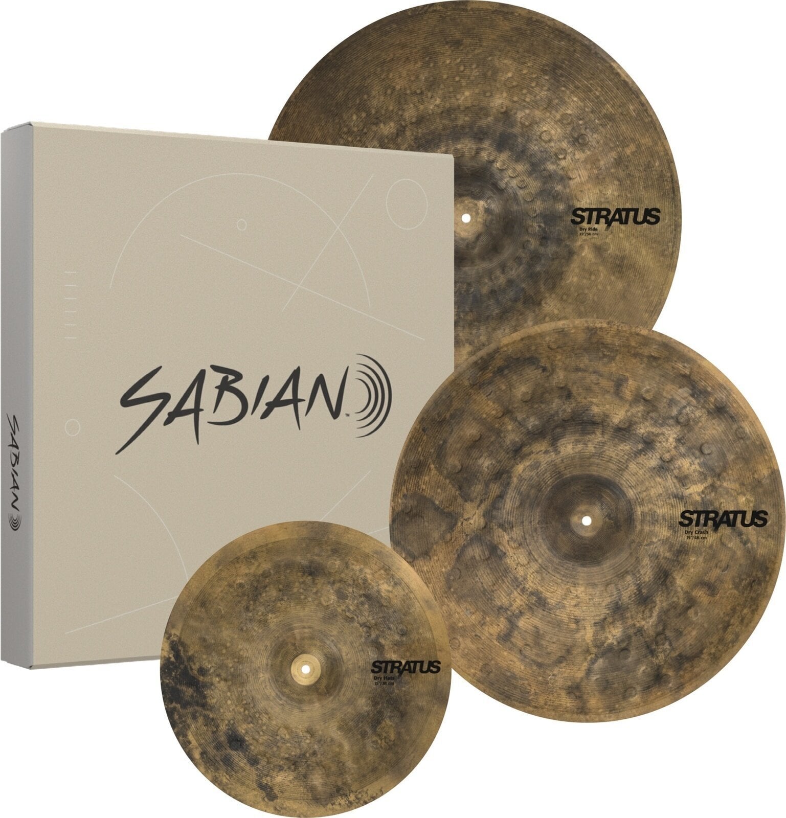 Conjunto de pratos Sabian Stratus Dry Perfromance Conjunto de pratos