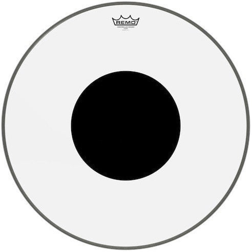 Blána na buben Remo CS-1322-10 Controlled Sound Clear Black Dot Bass 22" Blána na buben