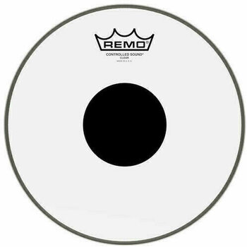 Kожа за барабан Remo CS-0310-10 Controlled Sound Clear Black Dot 10" Kожа за барабан - 1