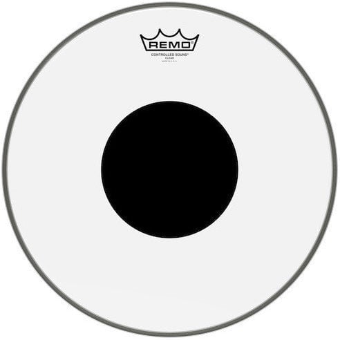 Drumvel Remo CS-0314-10 Controlled Sound Clear Black Dot 14" Drumvel