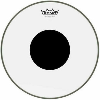Drum Head Remo CS-0314-10 Controlled Sound Clear Black Dot 14" Drum Head - 1