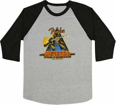 Camiseta de manga corta Fender Camiseta de manga corta Meteora Grey-Negro S - 1