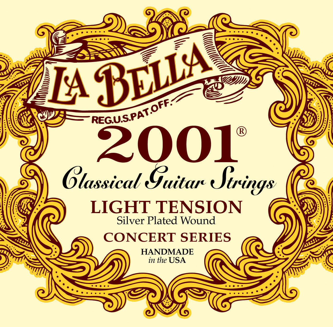 Nylonové struny pro klasickou kytaru LaBella 2001 L