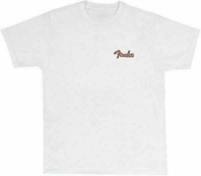 Skjorte Fender Skjorte Spaghetti Logo hvid 2XL - 1
