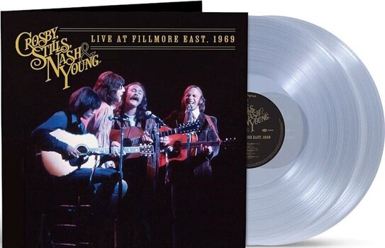 Vinila plate Crosby, Stills, Nash & Young - Live At Fillmore East, 1969 (Clear Coloured) (2 LP) - 1