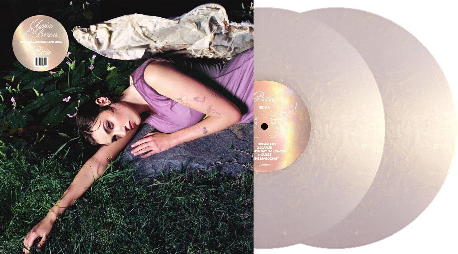 Disco de vinilo Olivia O'Brien - Pixie (Iridescent Gold Coloured) (2 LP)