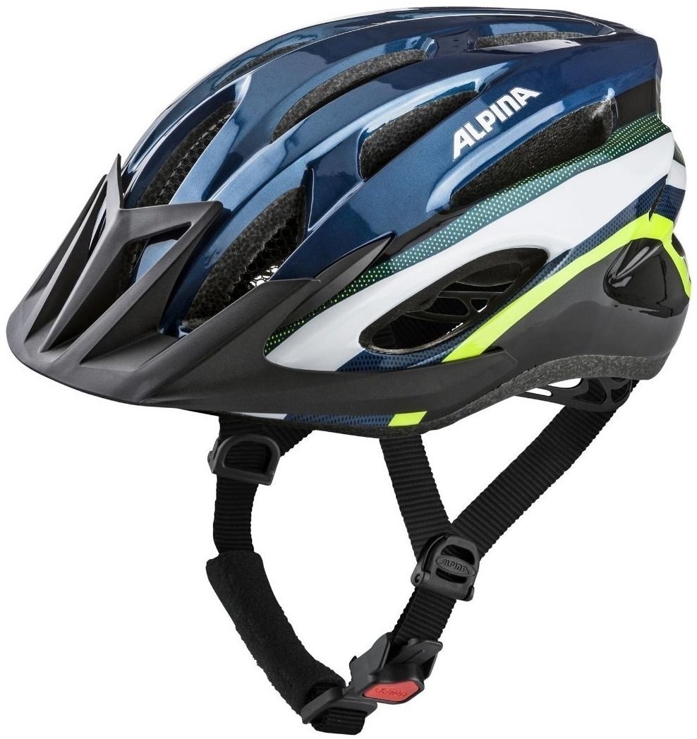 Cyklistická helma Alpina MTB 17 Dark Blue/Neon 58-61 Cyklistická helma